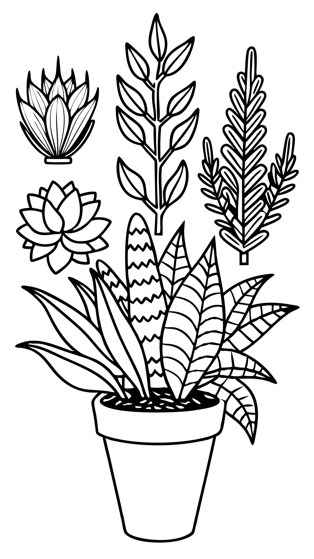 printable plant coloring pages